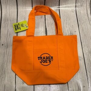 Trader Joe's Orange Tote Bag Halloween edition new